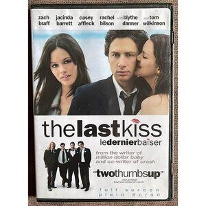 The Last Kiss - DVD, R, Comedy - Zach Braff, Rachel Bilson, Blythe Danner